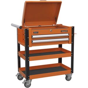 Sealey AP760MO Heavy-Duty Mobile Tool & Parts Trolley - Orange Sealey AP760MO Heavy-Duty Mobile Tool & Parts Trolley - Orange