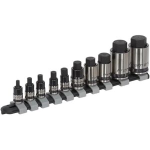 Sealey AK6229B Hex Socket Bit Set 10pc Stubby - Socket Set Sealey AK6229B Hex Socket Bit Set 10pc Stubby - Socket Set