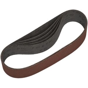 Sealey SB007 50x686mm Sanding Belt - 80 Grit - Pack of 5 Sealey SB007 50x686mm Sanding Belt - 80 Grit - Pack of 5