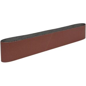 Sealey SB0012 Aluminium oxide sanding belt - 80 Grit - 100x1220mm - Sanding Belt Sealey SB0012 Aluminium oxide sanding belt - 80 Grit - 100x1220mm - Sanding Belt