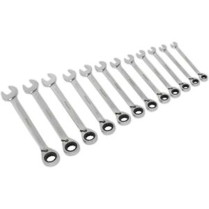 Sealey S0840 Reversible Ratchet Combination Spanner Set 12pc Sealey S0840 Reversible Ratchet Combination Spanner Set 12pc