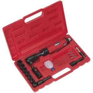 Sealey GSA21KIT Air Ratchet Wrench Kit - Impact Socket Set, Soft Grip Sealey GSA21KIT Air Ratchet Wrench Kit - Impact Socket Set, Soft Grip