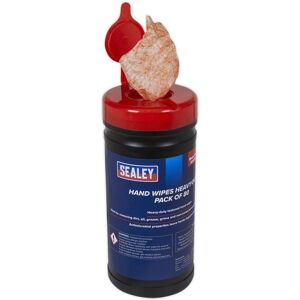 Sealey SSW80 Heavy-Duty Hand Wipes - 80 Sheets Sealey SSW80 Heavy-Duty Hand Wipes - 80 Sheets