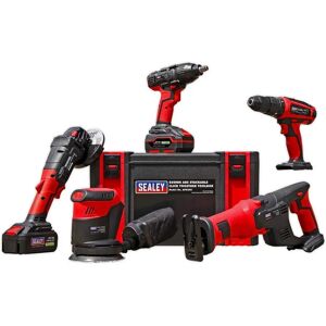 Sealey CP20VCOMBO2 20V Cordless Power Tool Kit - Drill, Impact, Grinder Sealey CP20VCOMBO2 20V Cordless Power Tool Kit - Drill, Impact, Grinder
