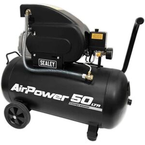 Sealey Brand 50L Aluminium Direct Drive Air Compressor - Workshop Equipment Sealey Brand 50L Aluminium Direct Drive Air Compressor - Workshop Equipment