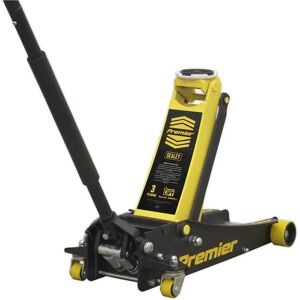 Sealey Trolley Jack 3 Tonne Low Profile Rocket Lift Yellow Sealey Trolley Jack 3 Tonne Low Profile Rocket Lift Yellow