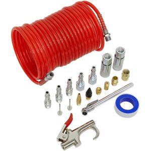 Sealey SA320K Air Blow Gun Kit - Die-cast metal, Thumb trigger, 19pcs Sealey SA320K Air Blow Gun Kit - Die-cast metal, Thumb trigger, 19pcs