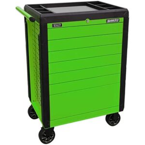 Sealey APPD7G Rollcab - Heavy Steel, 7 Drawers, Green Sealey APPD7G Rollcab - Heavy Steel, 7 Drawers, Green