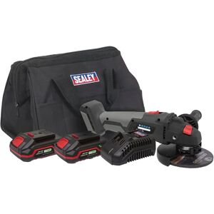Sealey CP20VAGXKIT 20V Brushless Angle Grinder Kit with 2x 4.0Ah Batteries Sealey CP20VAGXKIT 20V Brushless Angle Grinder Kit with 2x 4.0Ah Batteries