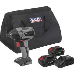 Sealey CP20VIWX Impact Wrench Kit - Cordless, 300Nm, 20V Sealey CP20VIWX Impact Wrench Kit - Cordless, 300Nm, 20V