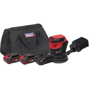Sealey CP20VOSKIT 20V Cordless Orbital Sander Kit - 125mm Sealey CP20VOSKIT 20V Cordless Orbital Sander Kit - 125mm