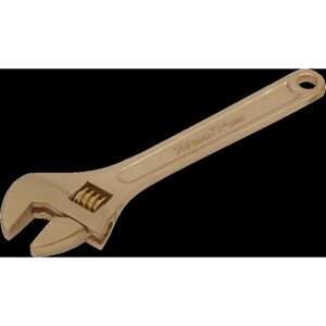 Sealey NS066 Beryllium Copper Adjustable Wrench - 200mm Non-Sparking Sealey NS066 Beryllium Copper Adjustable Wrench - 200mm Non-Sparking