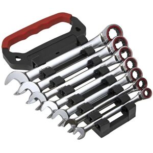 Sealey AK63941 Ratchet Spanner Set 7pc - Metric - Premium Quality Sealey AK63941 Ratchet Spanner Set 7pc - Metric - Premium Quality