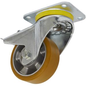 Sealey SCW5125SPL Castor Wheel Swivel Plate with Total Lock - Castor Wheel Sealey SCW5125SPL Castor Wheel Swivel Plate with Total Lock - Castor Wheel