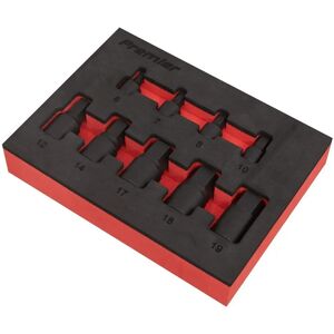 Sealey AK5525 Impact Hex Socket Set - 9pc, 1/4" & 3/8" Drive Sealey AK5525 Impact Hex Socket Set - 9pc, 1/4" & 3/8" Drive