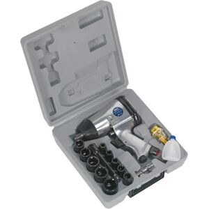 Sealey SA2/TS Air Impact Wrench Kit with Sockets - Power Tool Sealey SA2/TS Air Impact Wrench Kit with Sockets - Power Tool
