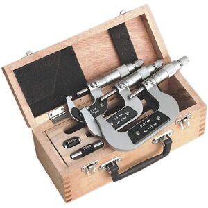Sealey AK9651M Micrometer Set - 3 Piece - Metric Sealey AK9651M Micrometer Set - 3 Piece - Metric