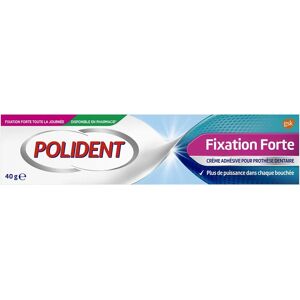 Crème Fixatrice Polident Corega - Fixation Forte pour Prothèses - Publicité Crème Fixatrice Polident Corega - Fixation Forte pour Prothèses - Publicité