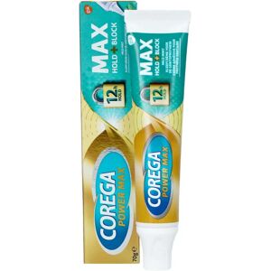 Crème Adhésive Corega Power Max - Hold + Block 70 g Crème Adhésive Corega Power Max - Hold + Block 70 g