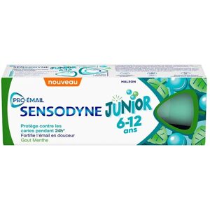 Dentifrice Sensodyne Junior Menthe Douce 6-12 Ans - Dentifrice - Publicité Dentifrice Sensodyne Junior Menthe Douce 6-12 Ans - Dentifrice - Publicité