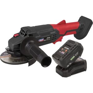 Sealey SV20 Series 115mm Cordless Angle Grinder Kit - Angle Grinder Sealey SV20 Series 115mm Cordless Angle Grinder Kit - Angle Grinder