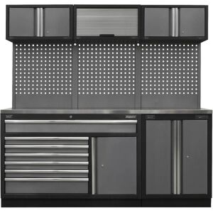 Sealey APMSSTACK11SS Storage System with Stainless Steel Worktop - Heavy Duty Sealey APMSSTACK11SS Storage System with Stainless Steel Worktop - Heavy Duty