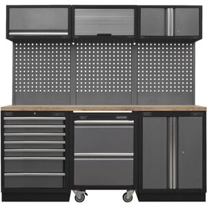 Sealey APMSSTACK12W Superline Pro Storage System with Pressed Wood Worktop - Storage System Sealey APMSSTACK12W Superline Pro Storage System with Pressed Wood Worktop - Storage System