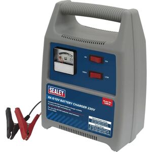 Sealey DSBC8 Battery Charger - 8A 6/12V Compact Lead Acid Sealey DSBC8 Battery Charger - 8A 6/12V Compact Lead Acid