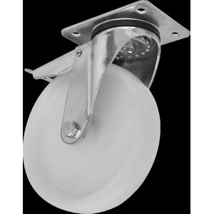 Sealey SCW4125SPLEM Heavy-Duty Nylon Castor Swivel with Lock - Wheel Ø125mm Sealey SCW4125SPLEM Heavy-Duty Nylon Castor Swivel with Lock - Wheel Ø125mm