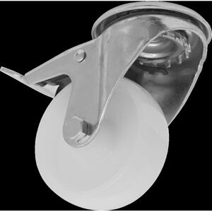 Sealey SCW480SBLEM Heavy-Duty Nylon Castor Wheel Bolt Hole - TL Ø80mm - Castor Wheel Sealey SCW480SBLEM Heavy-Duty Nylon Castor Wheel Bolt Hole - TL Ø80mm - Castor Wheel