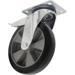 Sealey SCW5152SPLEM Heavy-Duty Rubber Castor Wheel with Swivel - 152mm Sealey SCW5152SPLEM Heavy-Duty Rubber Castor Wheel with Swivel - 152mm
