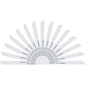 Sealey SA346/B3215 141mm HSS Air Saw Blade - Pack of 15 Sealey SA346/B3215 141mm HSS Air Saw Blade - Pack of 15