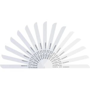 Sealey SA346MIX Air Saw Blades - Pack of 15 Sealey SA346MIX Air Saw Blades - Pack of 15