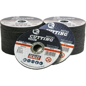 Sealey PTC/115C50 115x3mm Cutting Disc - 50 Pack Sealey PTC/115C50 115x3mm Cutting Disc - 50 Pack