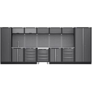 Superline Pro Stainless Storage System 4.9m - Heavy Duty Modular Workstation Superline Pro Stainless Storage System 4.9m - Heavy Duty Modular Workstation