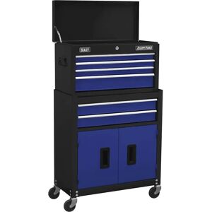Sealey American PRO Topchest & Rollcab - Blue AP22B - 6 Drawer Sealey American PRO Topchest & Rollcab - Blue AP22B - 6 Drawer
