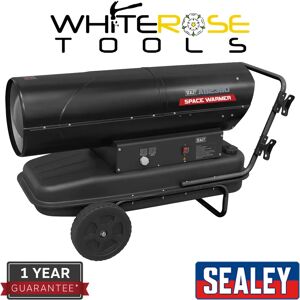 Sealey Space Warmer Kerosene/Diesel Heater - 240,000 Btu/hr with Wheels Sealey Space Warmer Kerosene/Diesel Heater - 240,000 Btu/hr with Wheels