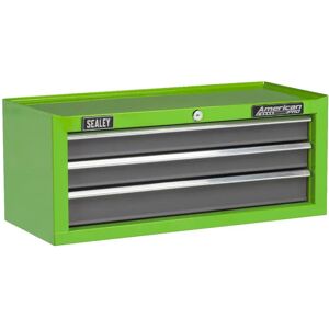 Sealey American PRO Mid-Box Tool Chest - Green/Grey - 3 Drawers Sealey American PRO Mid-Box Tool Chest - Green/Grey - 3 Drawers