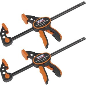Sealey Model Qbc3002 Heavy Duty 300mm Bar Clamp Set - 2 pcs Sealey Model Qbc3002 Heavy Duty 300mm Bar Clamp Set - 2 pcs