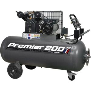 Sealey Premier 200L Belt Drive Air Compressor with Front Control Panel 3hp SAC3203B Sealey Premier 200L Belt Drive Air Compressor with Front Control Panel 3hp SAC3203B