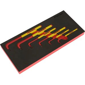 Sealey TBTE05 Hex Key Set - VDE Insulated 6pc Sealey TBTE05 Hex Key Set - VDE Insulated 6pc