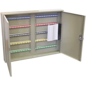 Sealey SKC100W Steel Wide Key Cabinet - Key Storage Solution Sealey SKC100W Steel Wide Key Cabinet - Key Storage Solution