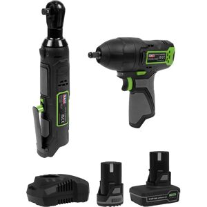 Sealey Impact & Ratchet Wrench Kit - 10.8V, 2 Batteries Sealey Impact & Ratchet Wrench Kit - 10.8V, 2 Batteries