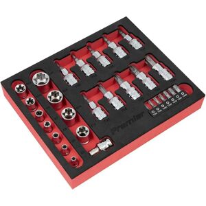 Sealey AK6193 Trx-star Socket & Security Bit Set - 29pc Sealey AK6193 Trx-star Socket & Security Bit Set - 29pc