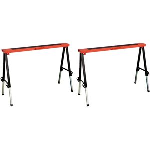 Sealey Ftal12 Fold Down Trestle - Adjustable Height - Pair Sealey Ftal12 Fold Down Trestle - Adjustable Height - Pair
