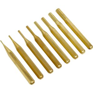 Sealey Akb08 Brass Pin Punch Set - Heavy Duty, 8pcs, 89mm Sealey Akb08 Brass Pin Punch Set - Heavy Duty, 8pcs, 89mm