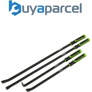 Siegen Pry Bar Set 4pc Heavy-Duty with Hammer Cap - Pry Bar Set Siegen Pry Bar Set 4pc Heavy-Duty with Hammer Cap - Pry Bar Set