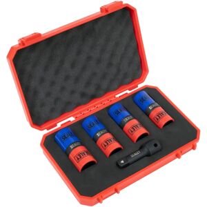 Sealey Dubbelzijdige Impact Socket Set - Alloy Wheel 5 Stuks Sealey Dubbelzijdige Impact Socket Set - Alloy Wheel 5 Stuks