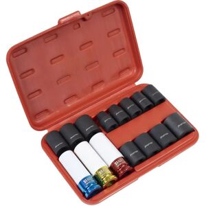 Sealey AK5615M Impact Socket Set - 15pc, Chrome Alloy, Wheel N... Sealey AK5615M Impact Socket Set - 15pc, Chrome Alloy, Wheel N...