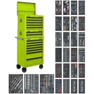 Sealey Superline Pro Tool Chest - 14 Drawer, 1179pc, Green Sealey Superline Pro Tool Chest - 14 Drawer, 1179pc, Green
